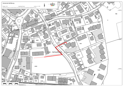 Bau Fernwärmeleitung in Zelgmattweg
