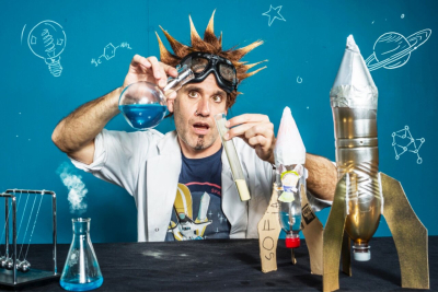 Wissenschaftsshow mit Professor Bummbastic