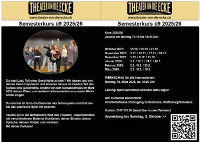 Theater um die Ecke Theaterkurs ü9 Theater um die Ecke Theaterkurs ü9