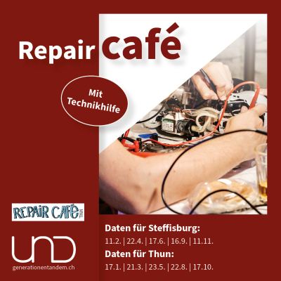 RepairCafé mit Technikhilfe