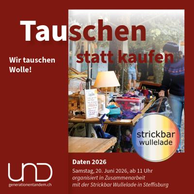 Tauschen statt kaufen: Wolle 