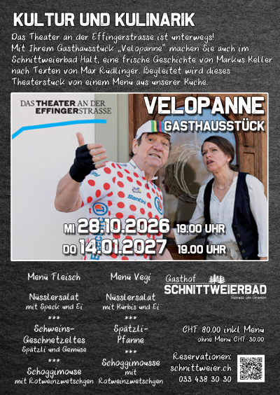 Velopanne - Theater Effingerstrasse - Gasthausstück Velopanne - Theater Effingerstrasse - Gasthausstück