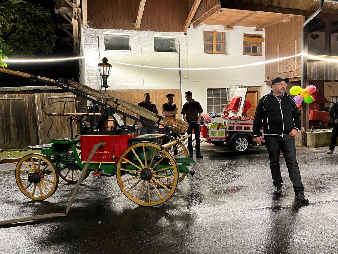 100 Jahre Feuerwehrspritze Schwendibach