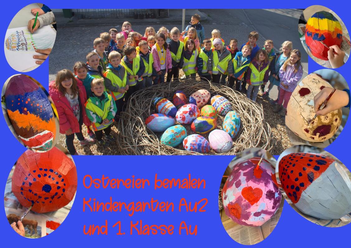 Die Kinder mit dem bunten Ergebnis