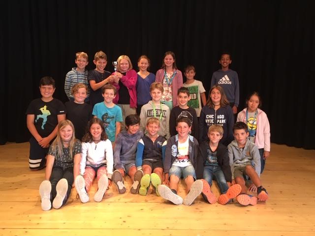 Sieger 5. Klasse: Klasse M. Budmiger