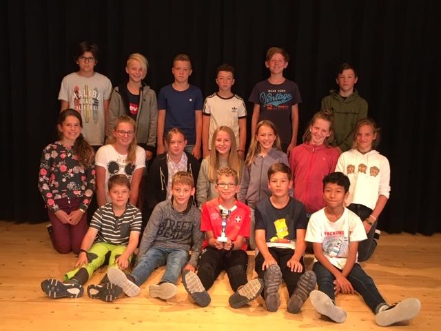 Sieger 6. Klasse: Klasse G. Brunner