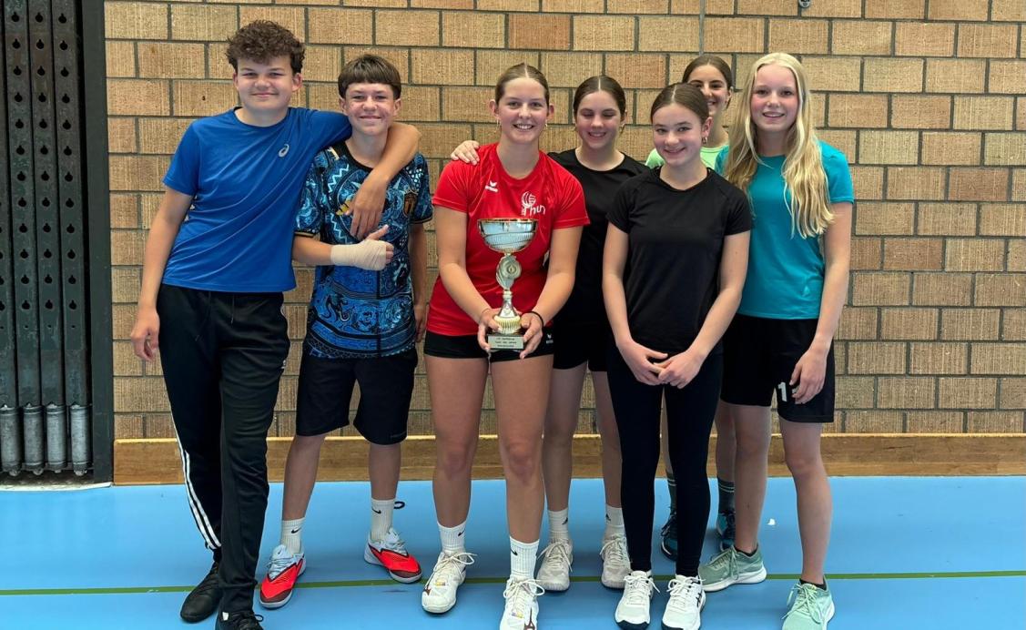 Siegerteam Volleyball